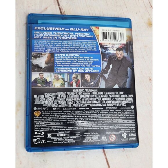 The Town Blu-Ray Extended Cut With Exclusive Theatrical Version Plus Commentary - Picture 2 of 6